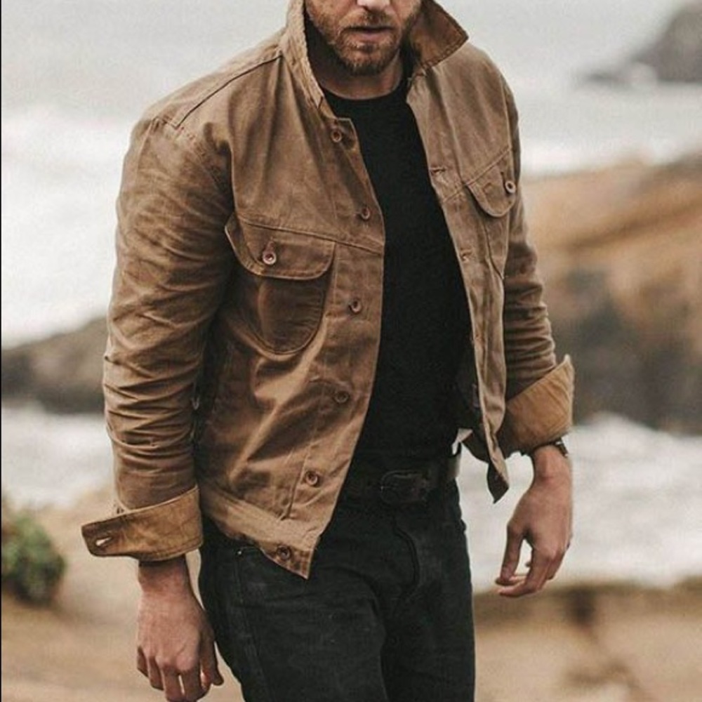 Taylor Stitch Small Batch American Hand-Crafted Waxed Canvas Long Haul Jacket